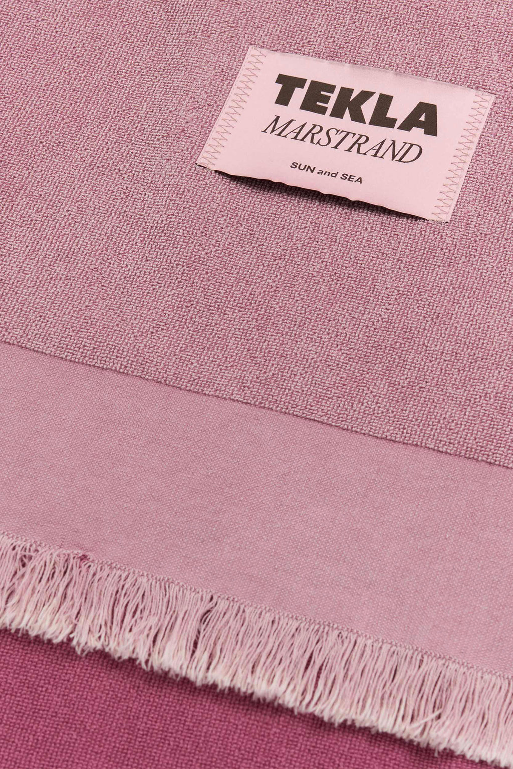 Organic Cotton Terry Beach Towel | Sun Bleached Fuchsia
