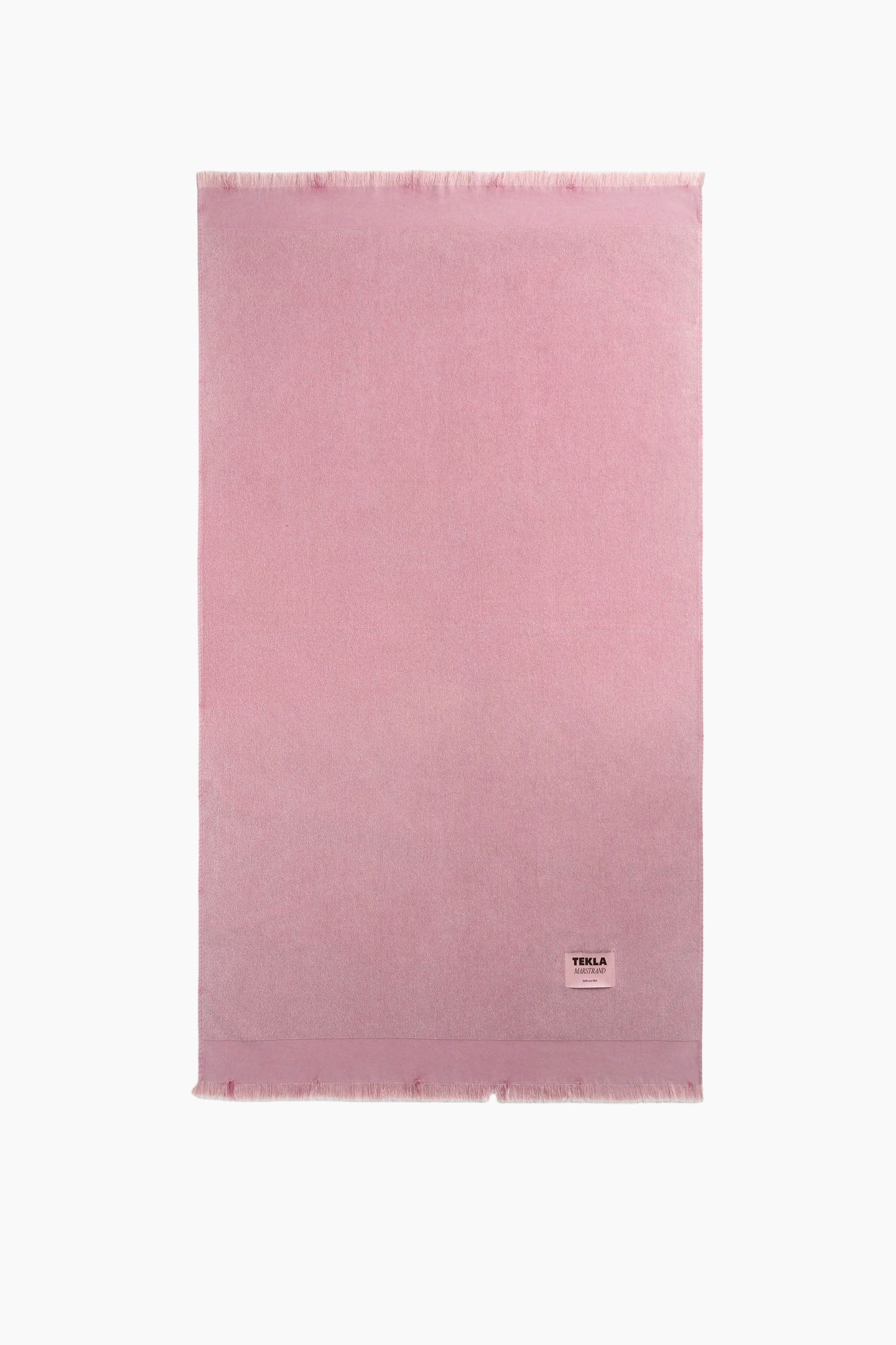 Organic Cotton Terry Beach Towel | Sun Bleached Fuchsia