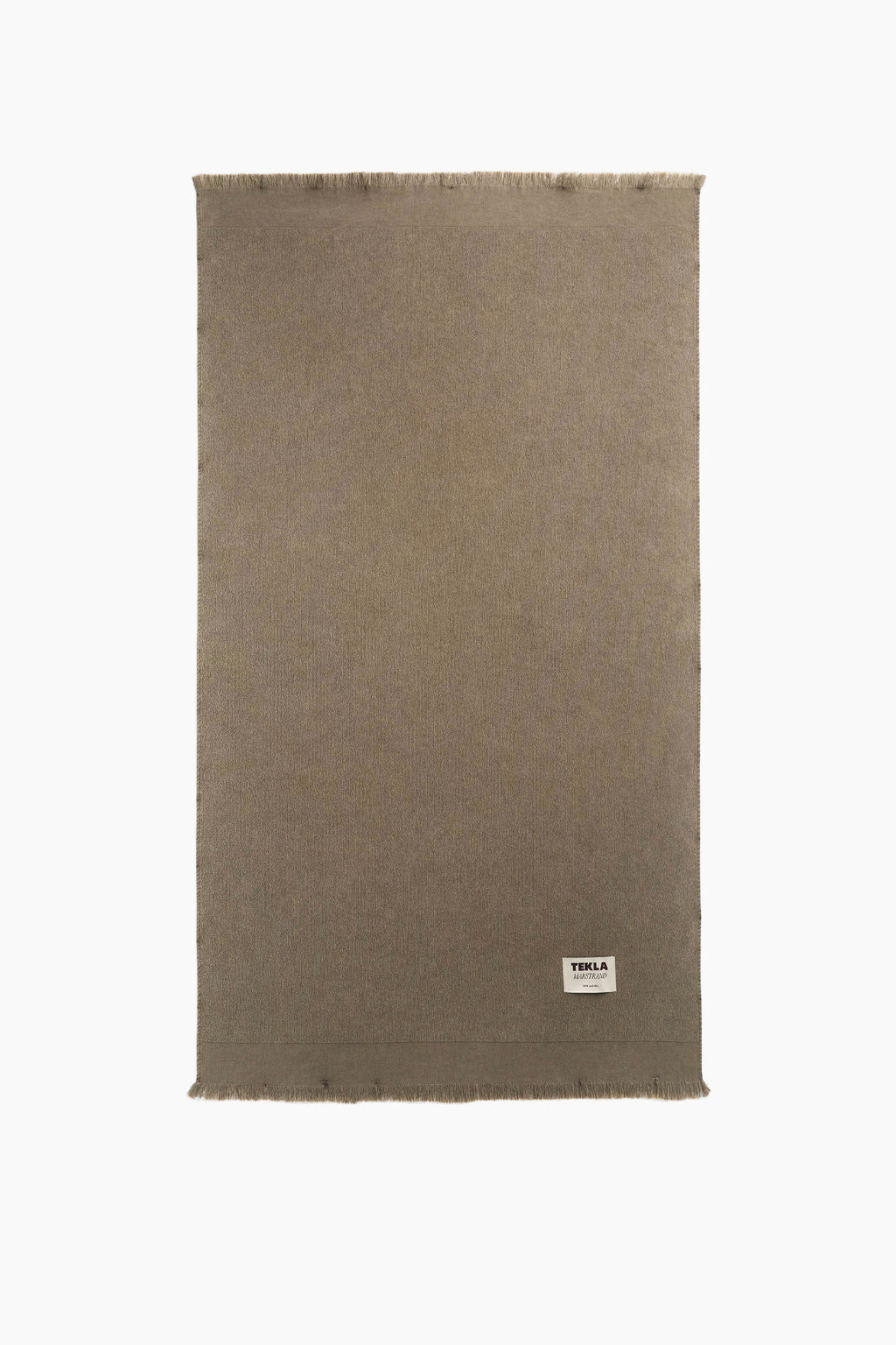 Organic Cotton Terry Beach Towel | Sun Bleached Taupe