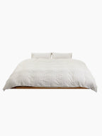 Organic Cotton Percale Bedding | Needle Stripes