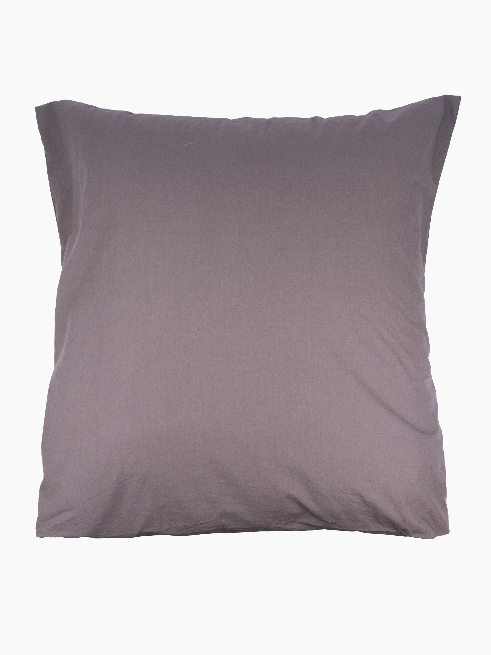 Organic Cotton Percale Bedding | Dark Taupe