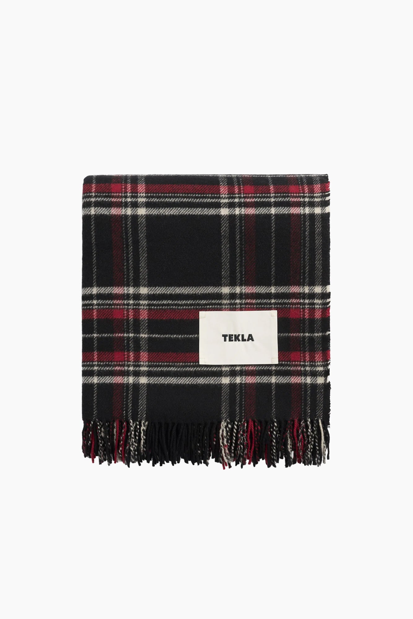 Fringed Lambswool Blankets | Plaid