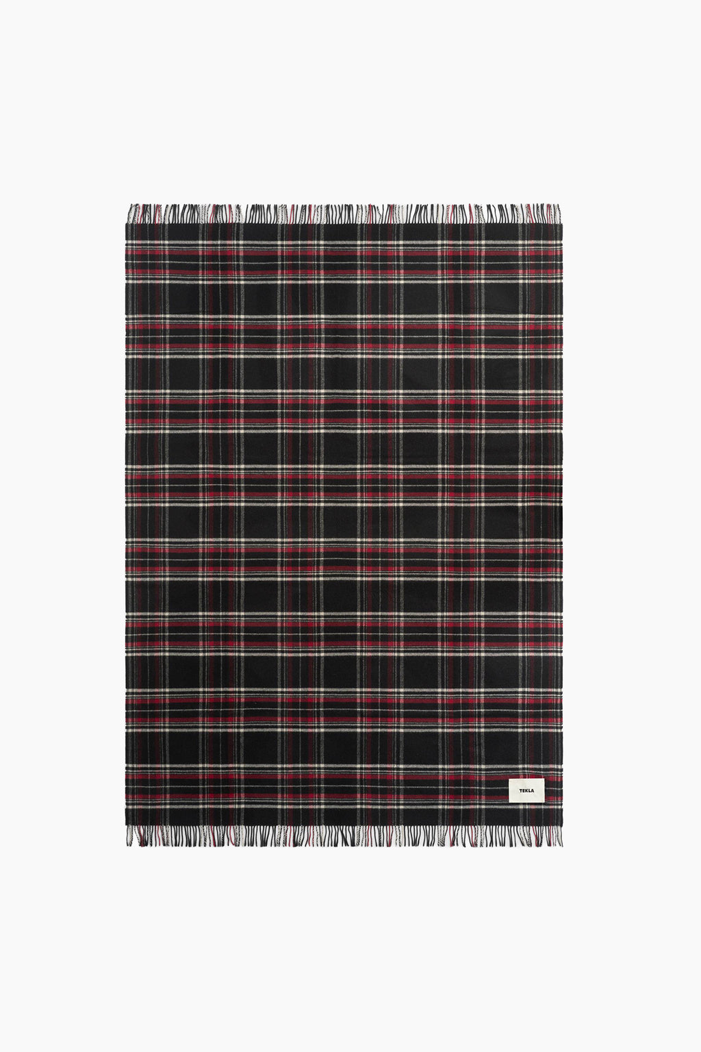Fringed Lambswool Blankets | Plaid