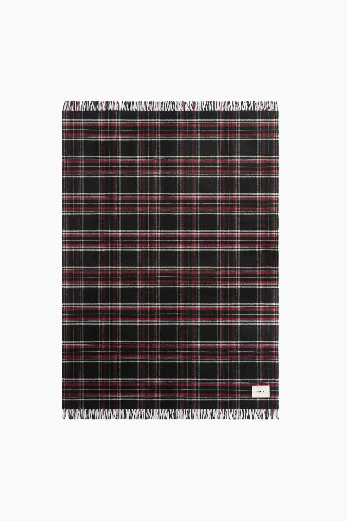 Fringed Lambswool Blankets | Plaid