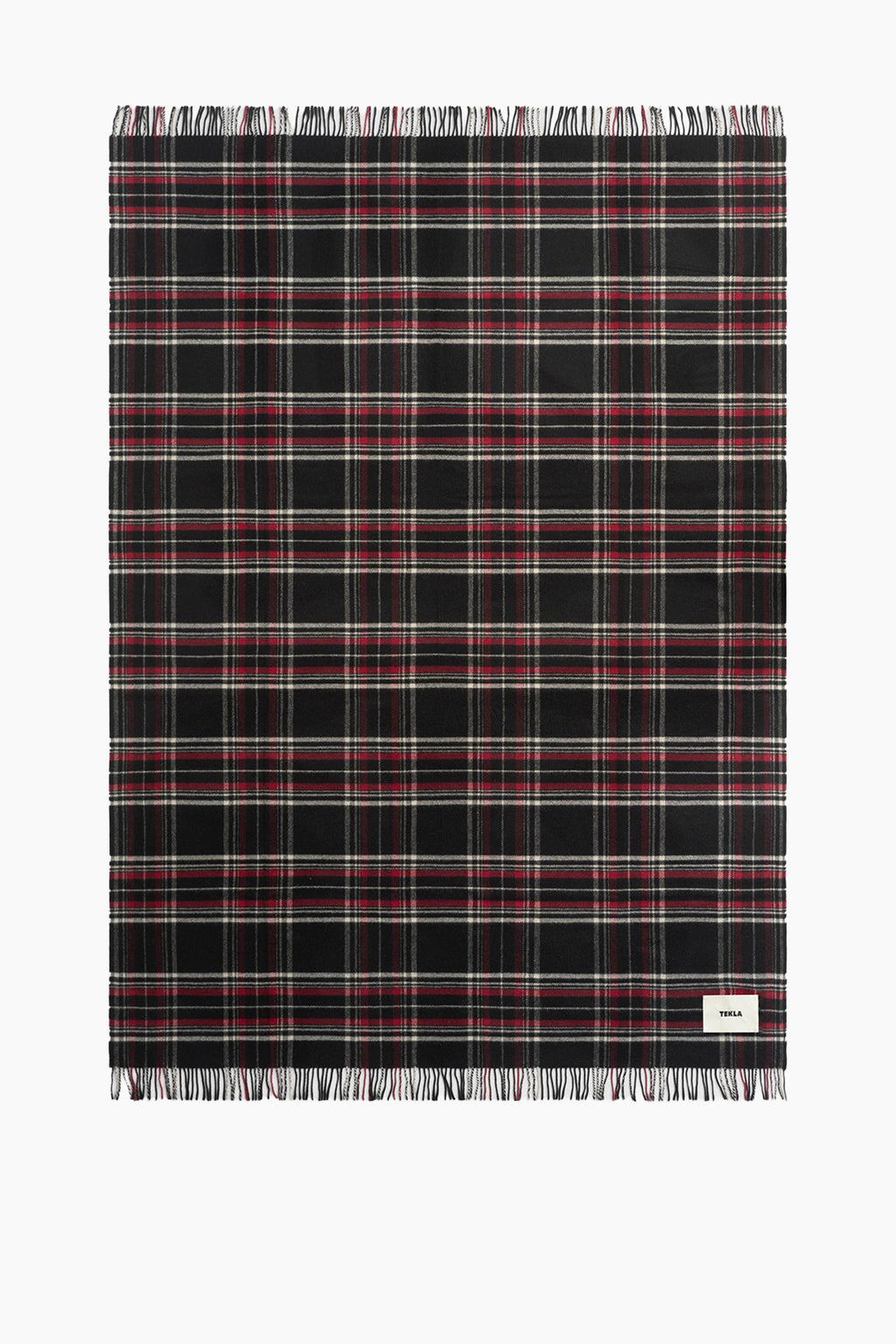 Fringed Plaid Lambswool Blankets