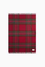 Fringed Lambswool Blankets | Plaid