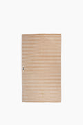 Organic Cotton Striped Towels & Bath Mat | Ivory