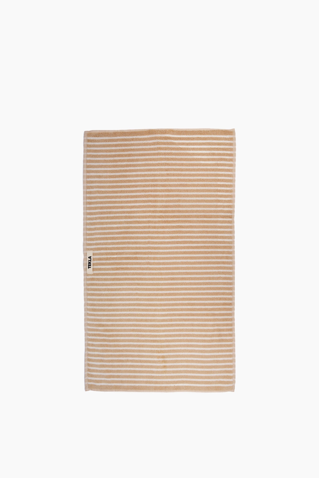 Organic Cotton Striped Towels & Bath Mat | Ivory
