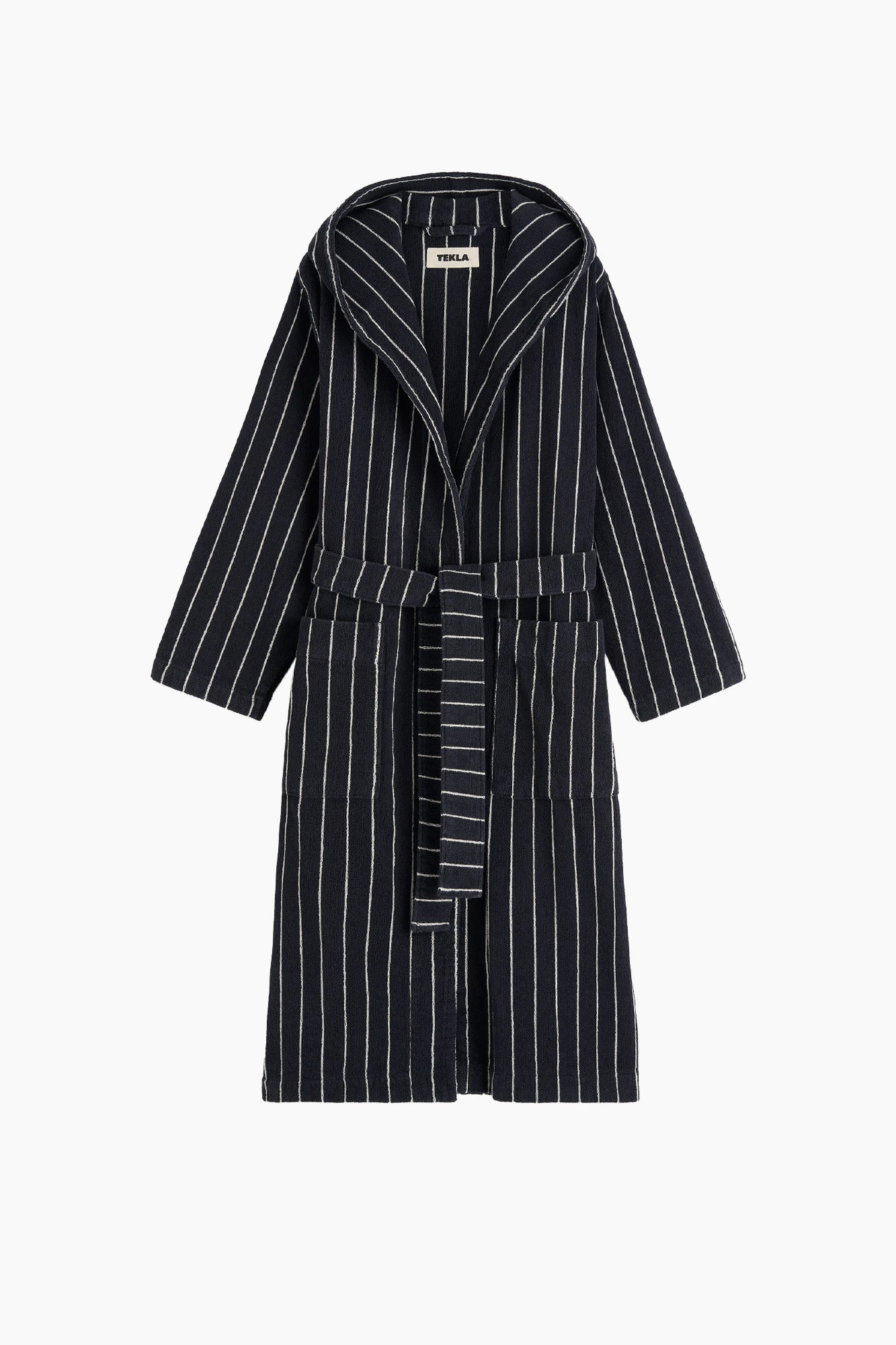 Organic Cotton Hooded Bathrobe | Antwerp Stripes