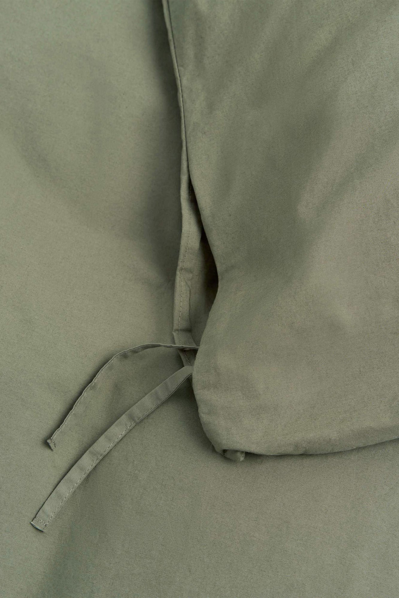 Organic Cotton Percale Bedding | Olive Green