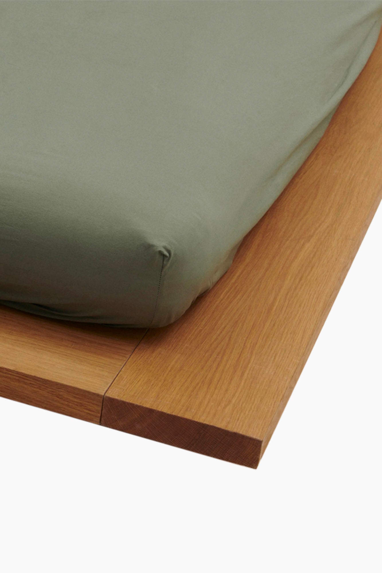 Organic Cotton Percale Bedding | Olive Green
