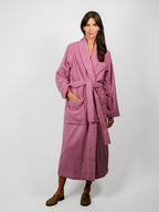 Organic Cotton Bathrobe | Magenta