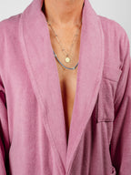 Organic Cotton Bathrobe | Magenta