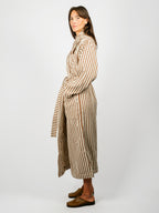 Organic Cotton Striped Bathrobe | Kodiak