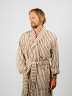 Organic Cotton Striped Bathrobe | Kodiak