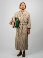 Organic Cotton Striped Bathrobe | Kodiak