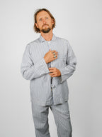 Organic Poplin Striped Sleepwear Long Sleeve Top | Skagen