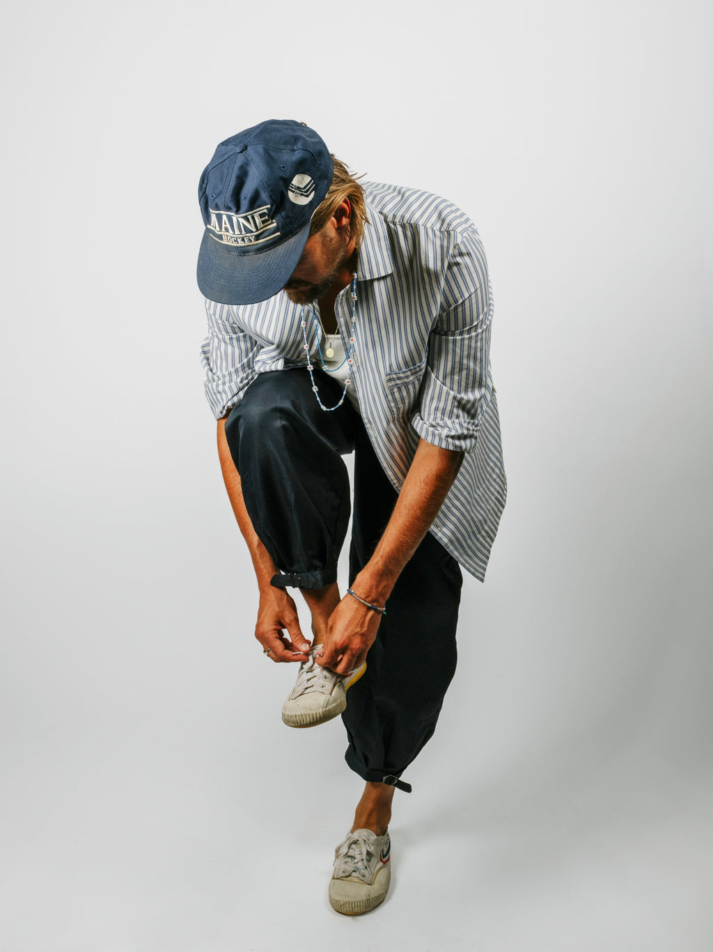 Organic Poplin Striped Sleepwear Long Sleeve Top | Skagen