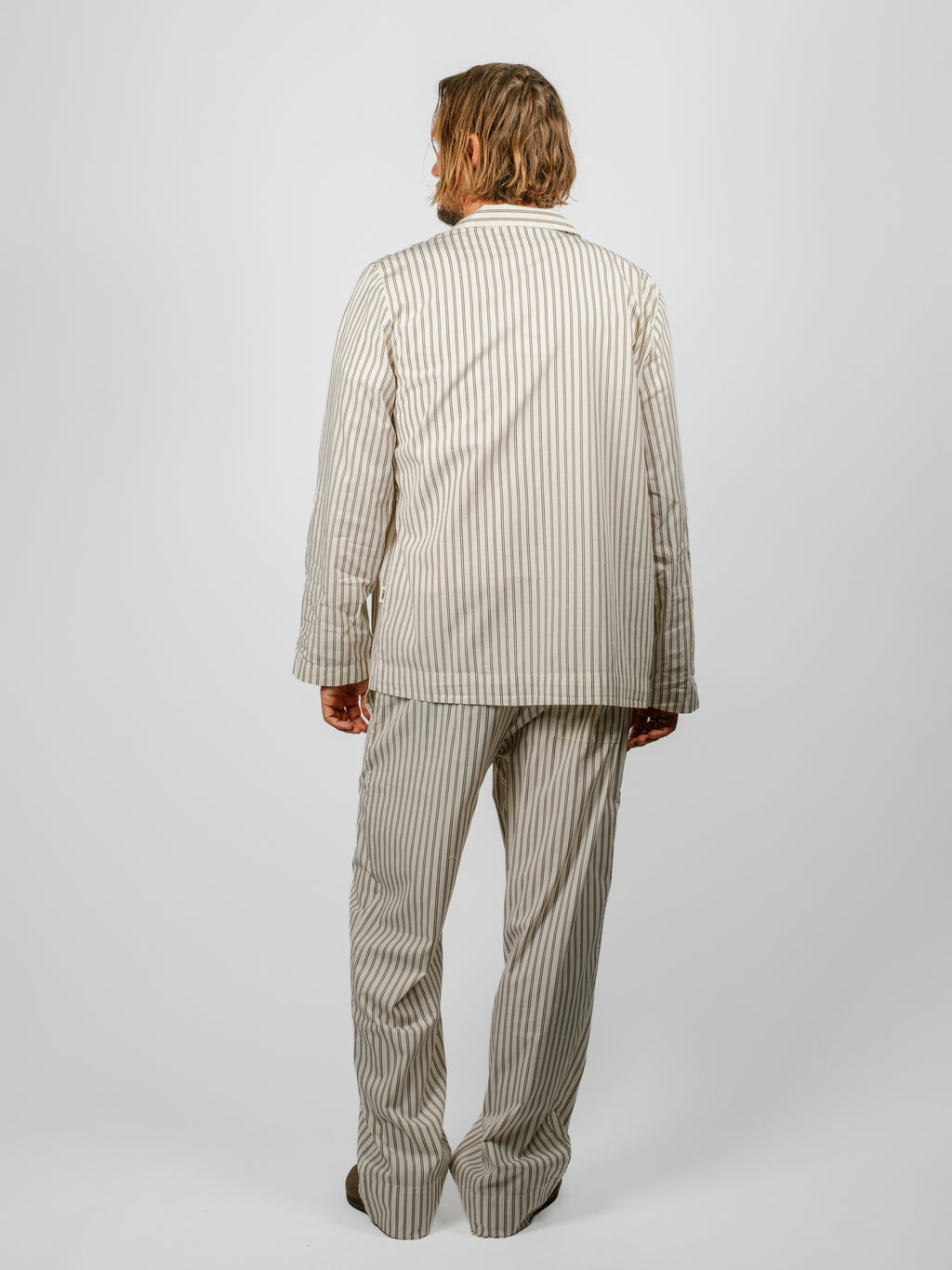 Organic Poplin Striped Sleepwear Pant | Hopper