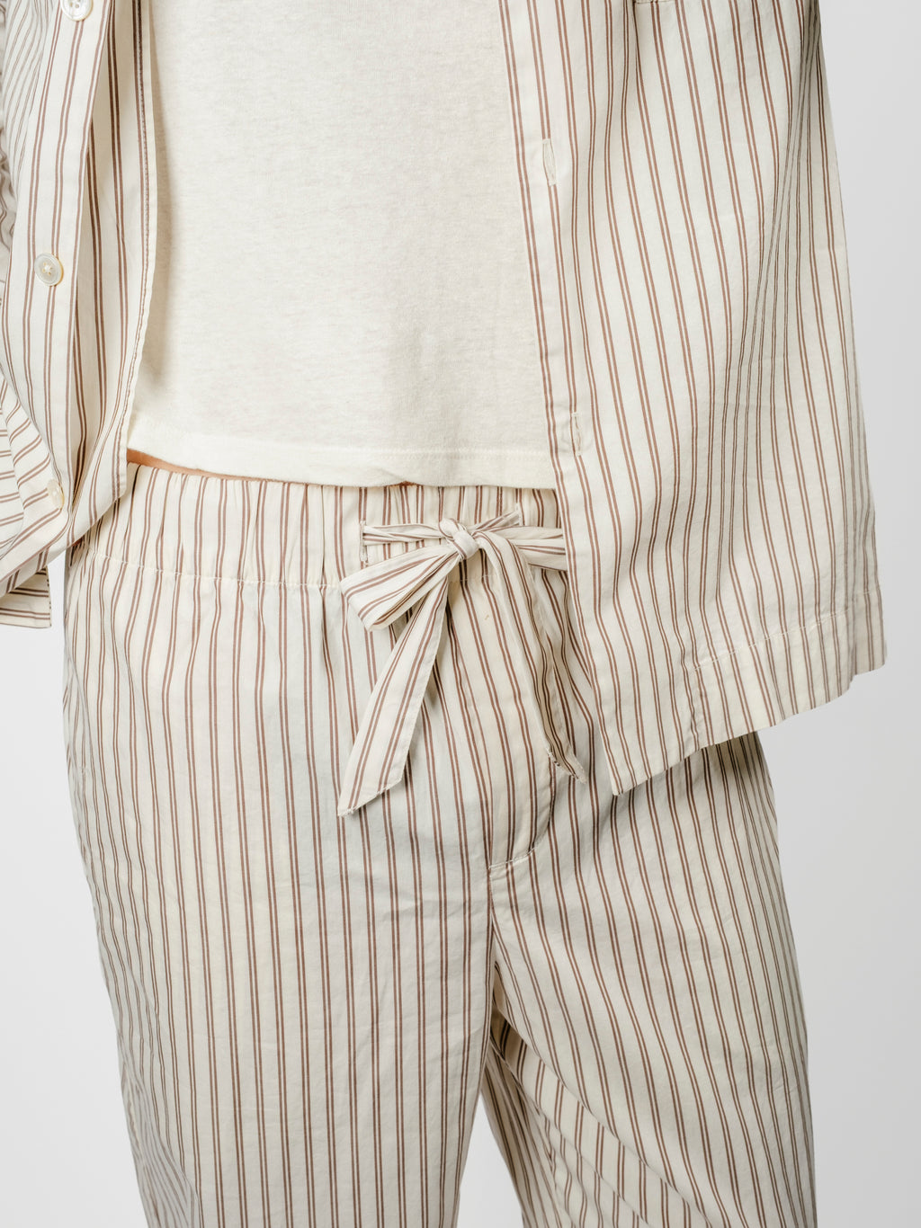 Organic Poplin Striped Sleepwear Pant | Hopper