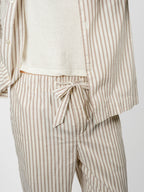 Organic Poplin Striped Sleepwear Pant | Hopper