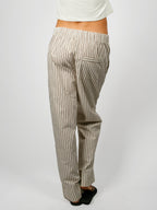 Organic Poplin Striped Sleepwear Pant | Hopper