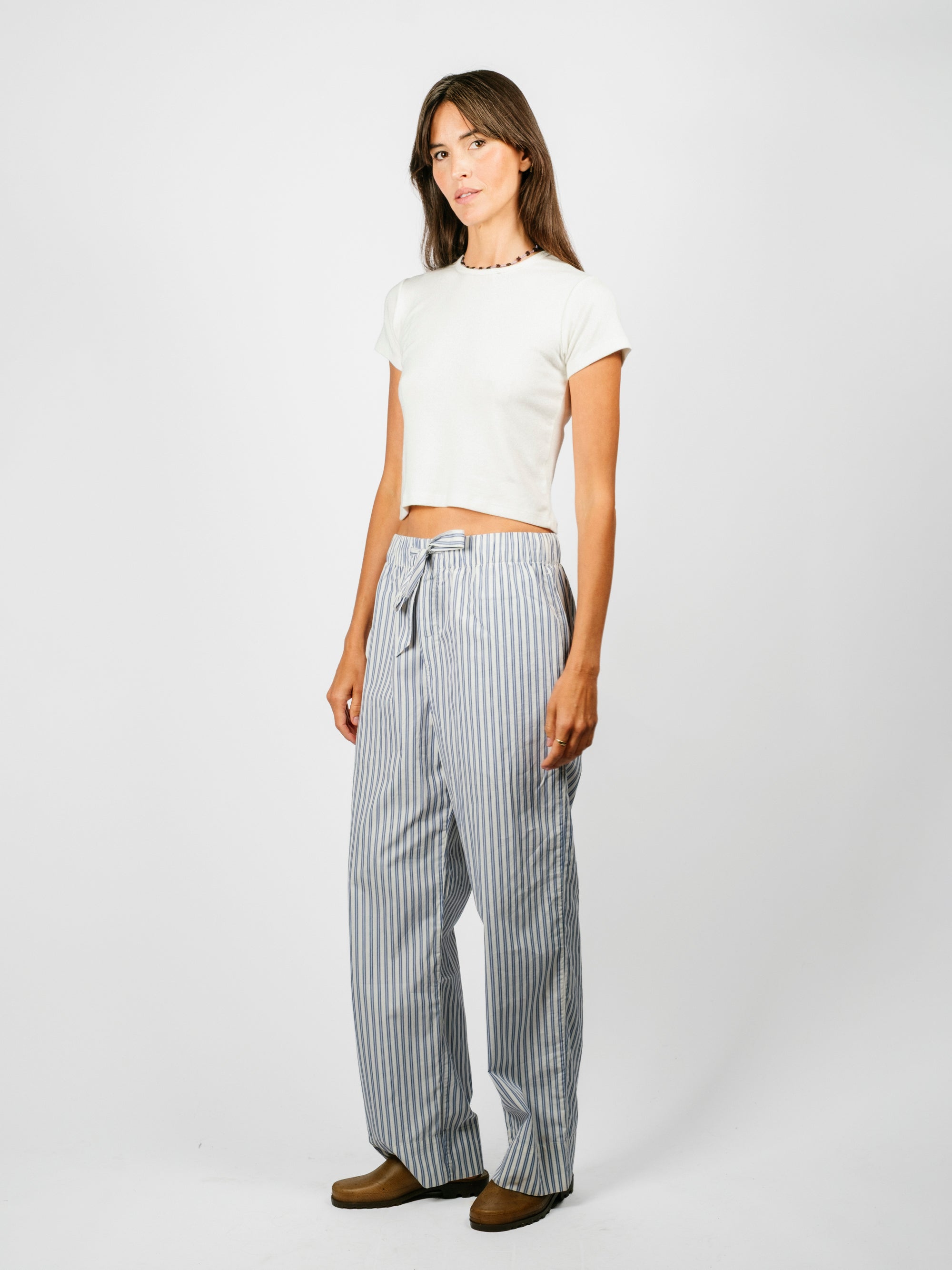 Organic Poplin Striped Sleepwear Pant | Skagen