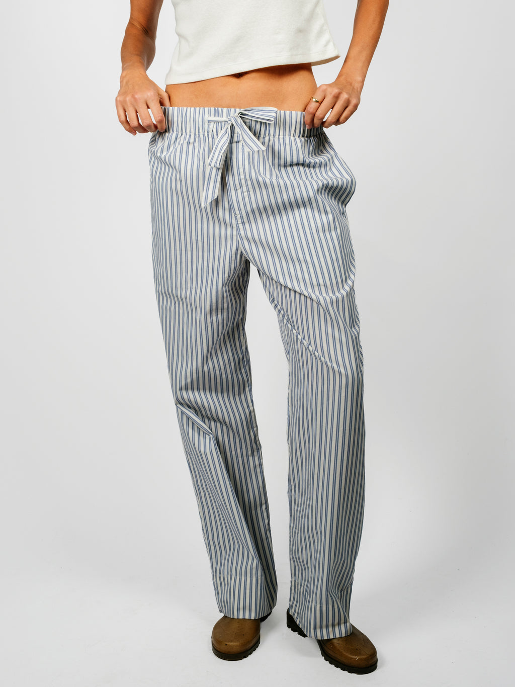Organic Poplin Striped Sleepwear Pant | Skagen