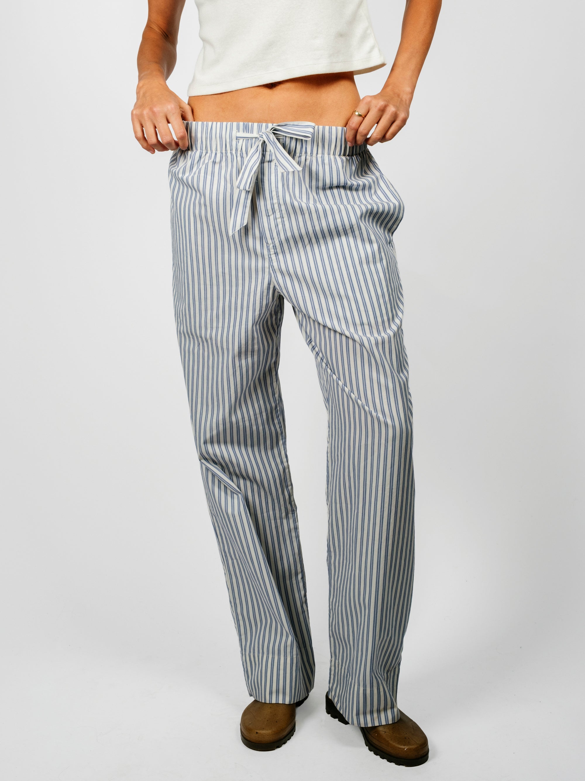 Organic Poplin Striped Sleepwear Pant | Skagen