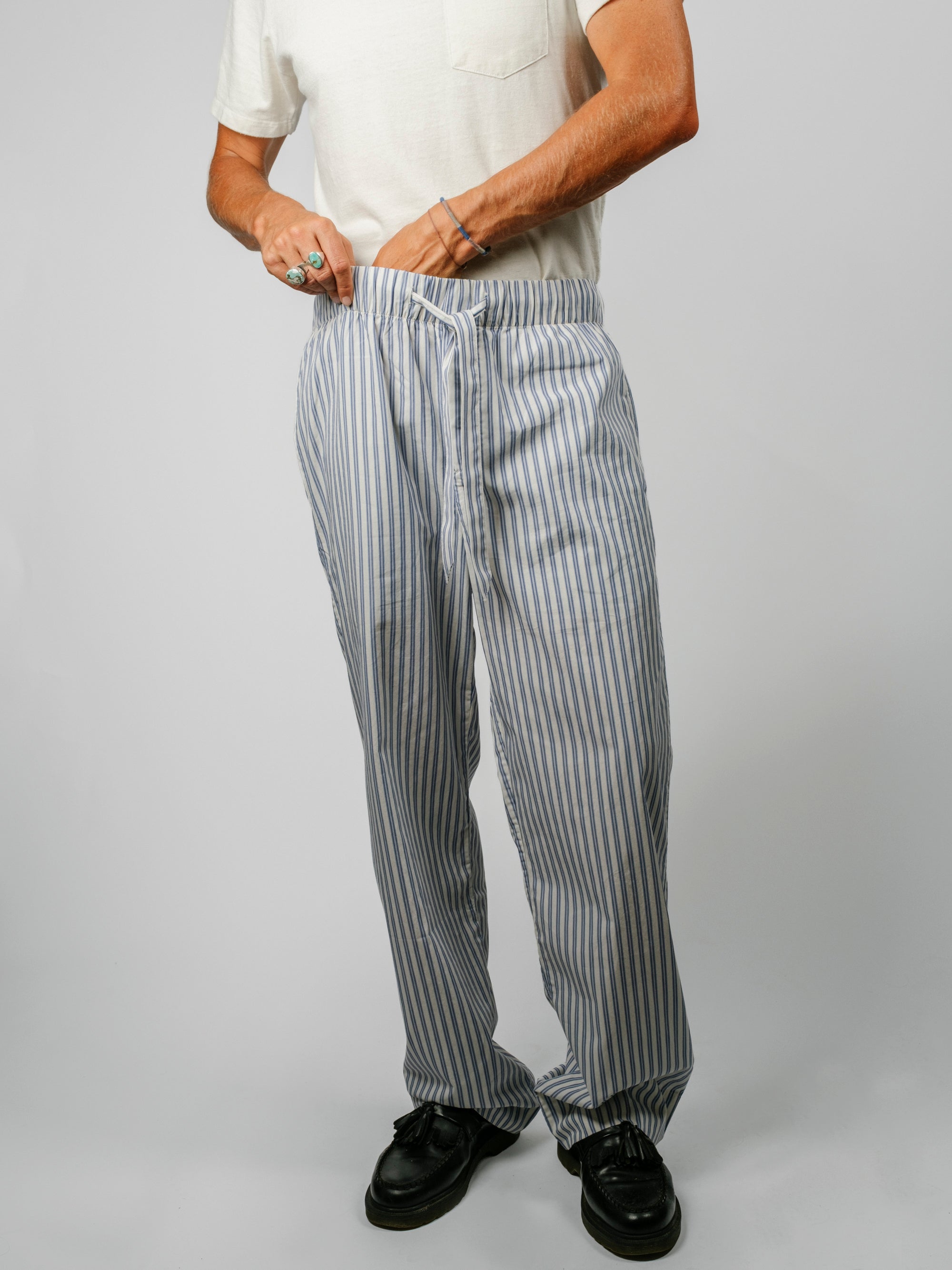 Organic Poplin Striped Sleepwear Pant | Skagen