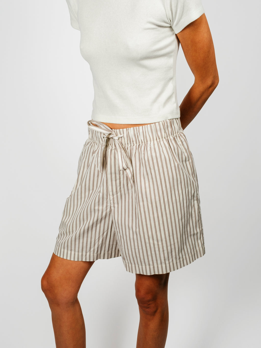 Organic Poplin Striped Sleepwear Short | Hopper