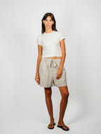 Organic Poplin Striped Sleepwear Short | Hopper