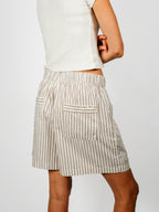 Organic Poplin Striped Sleepwear Short | Hopper