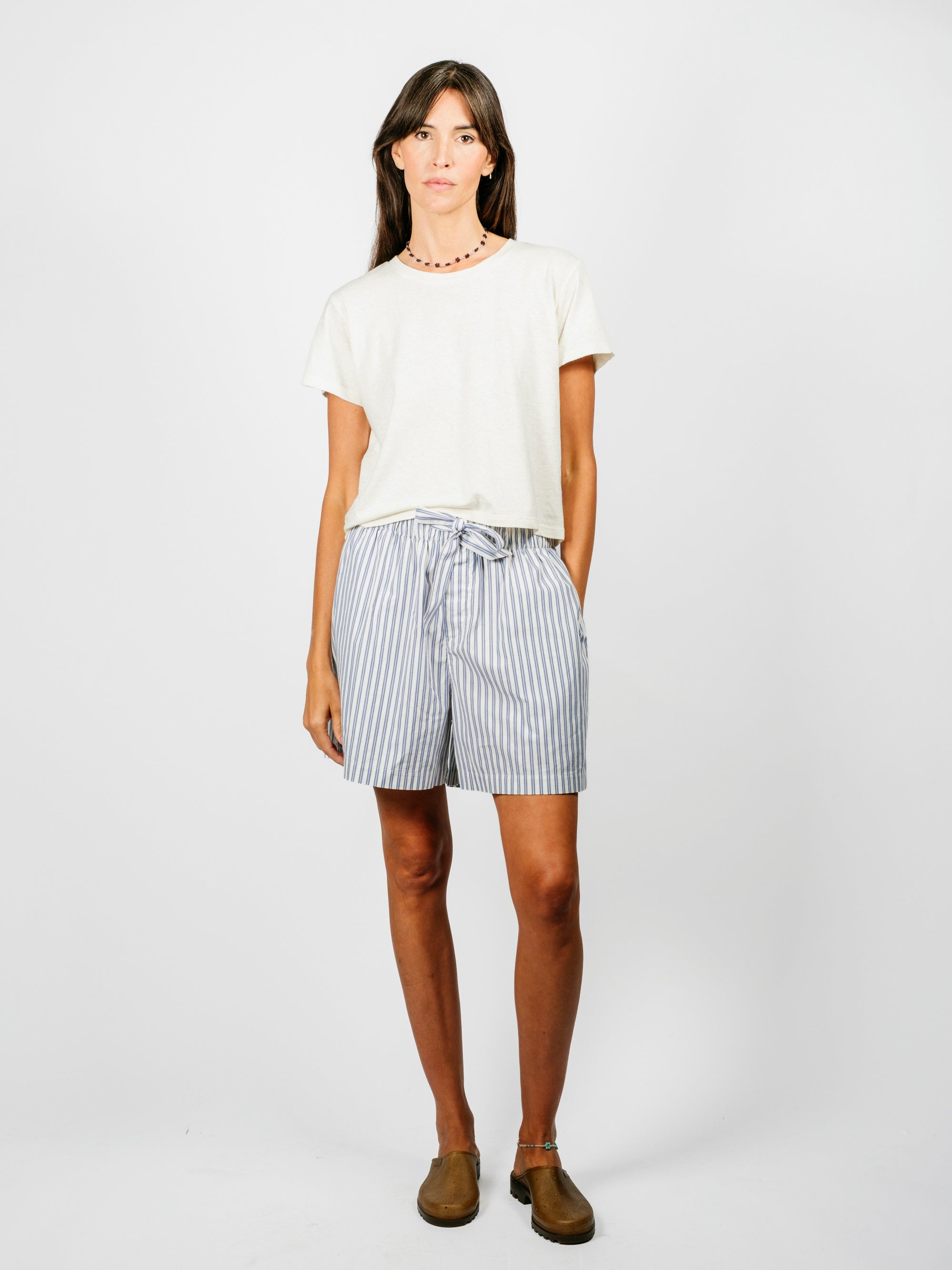 Organic Poplin Striped Sleepwear Short | Skagen