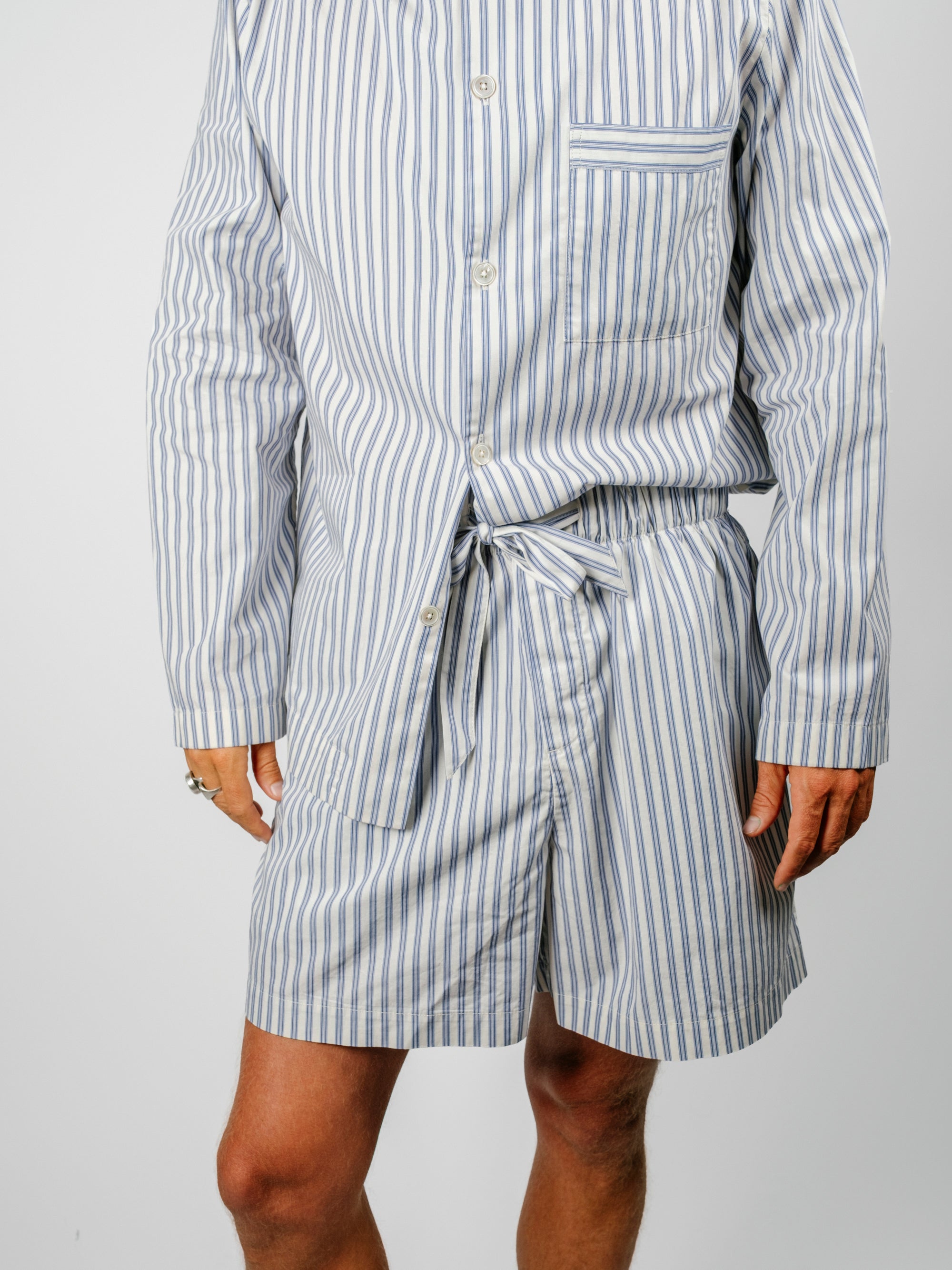 Organic Poplin Striped Sleepwear Short | Skagen