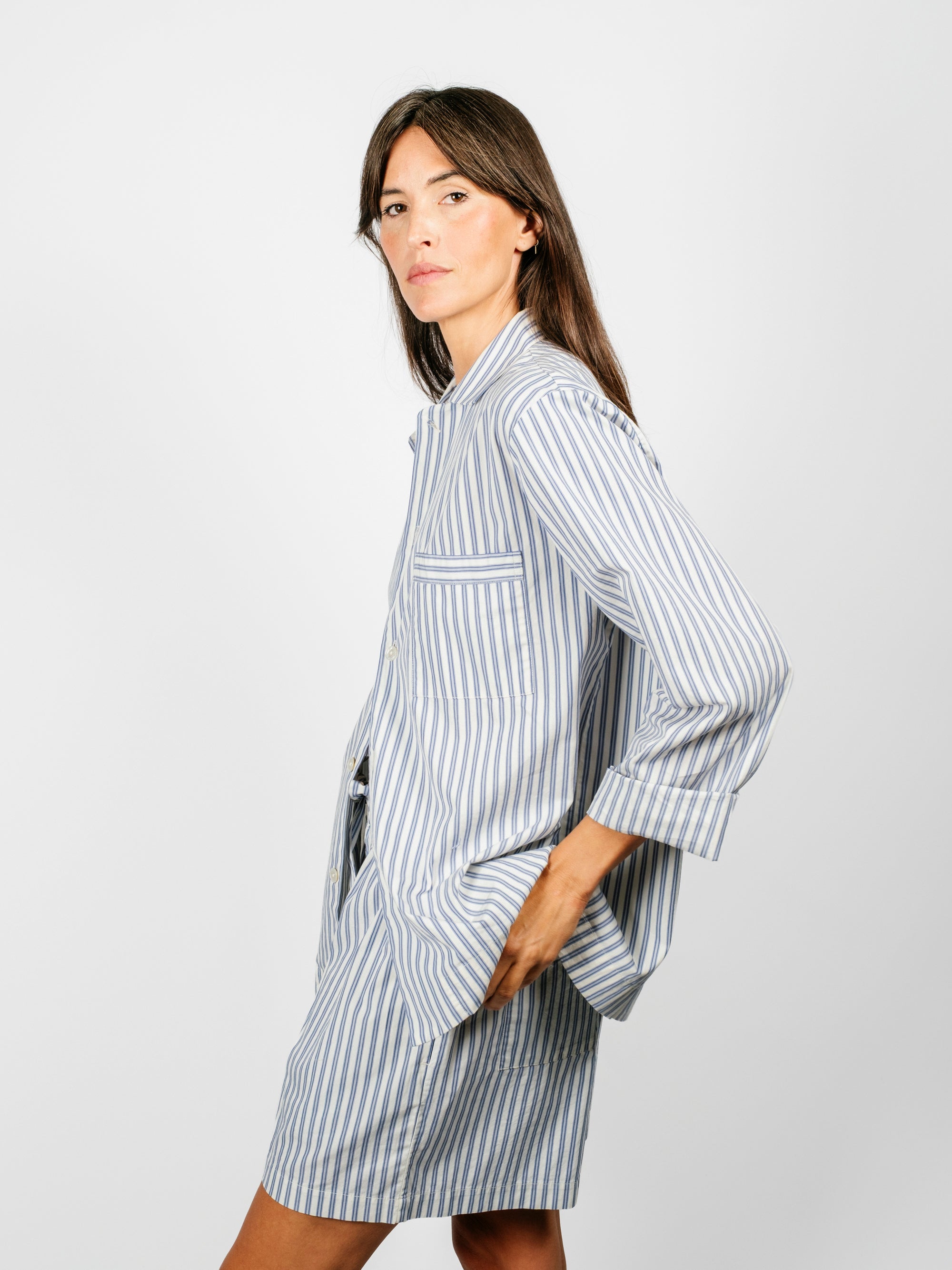 Organic Poplin Striped Sleepwear Short | Skagen