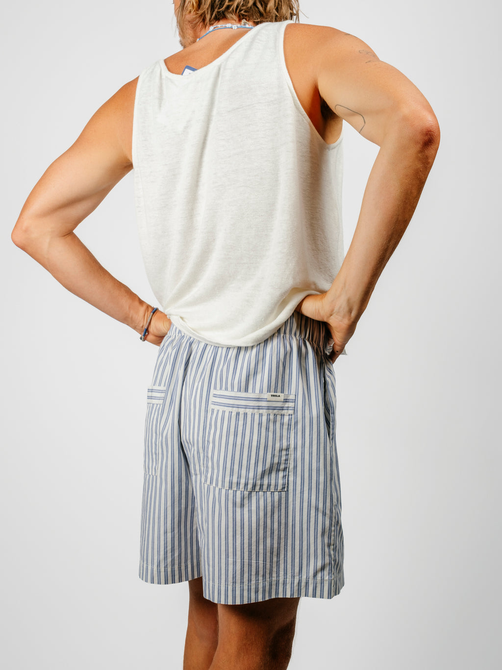 Organic Poplin Striped Sleepwear Short | Skagen