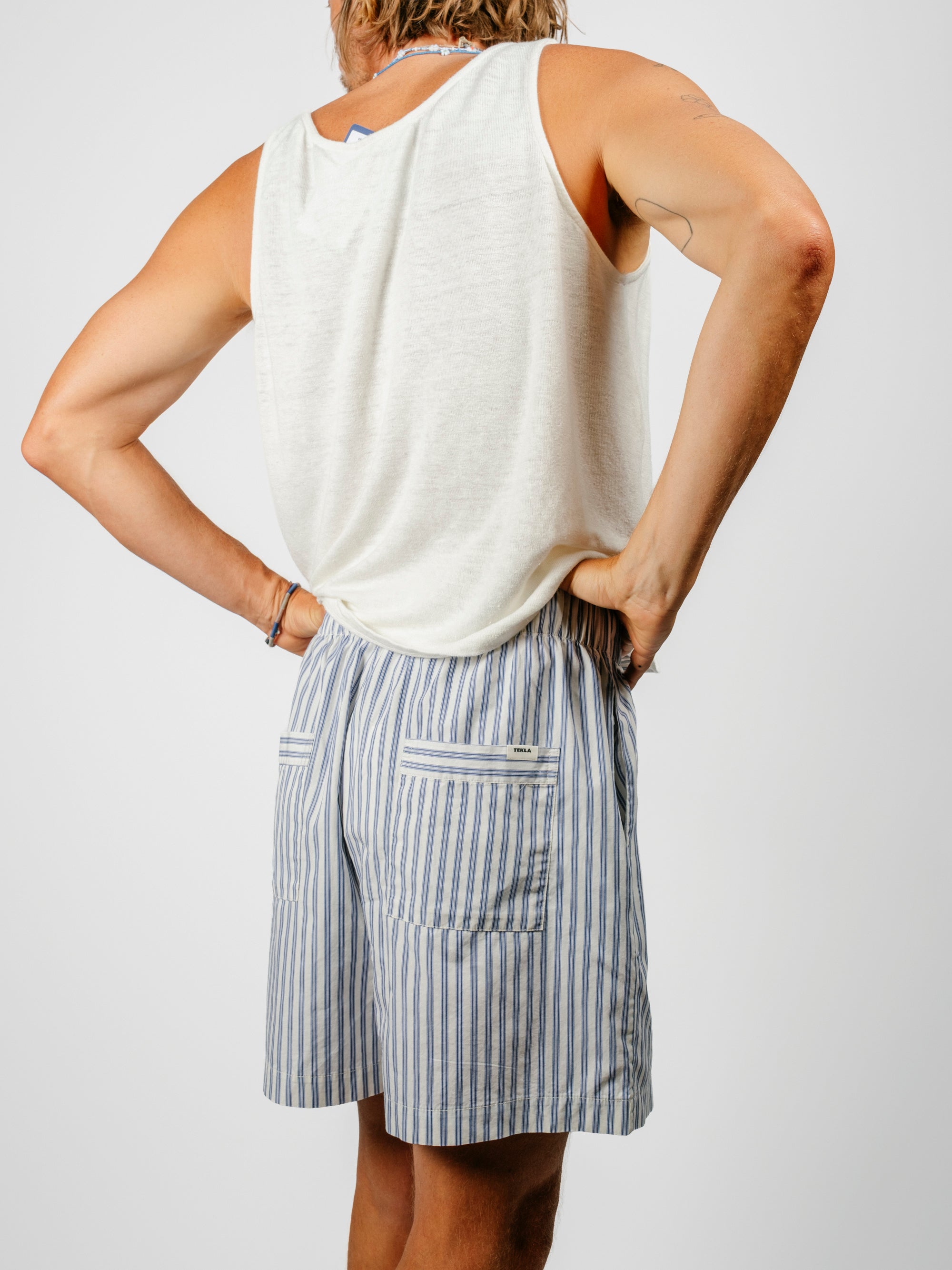 Organic Poplin Striped Sleepwear Short | Skagen