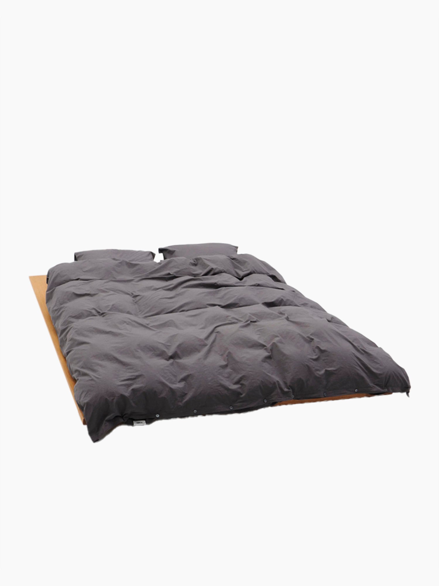 Organic Cotton Percale Bedding | Dark Taupe