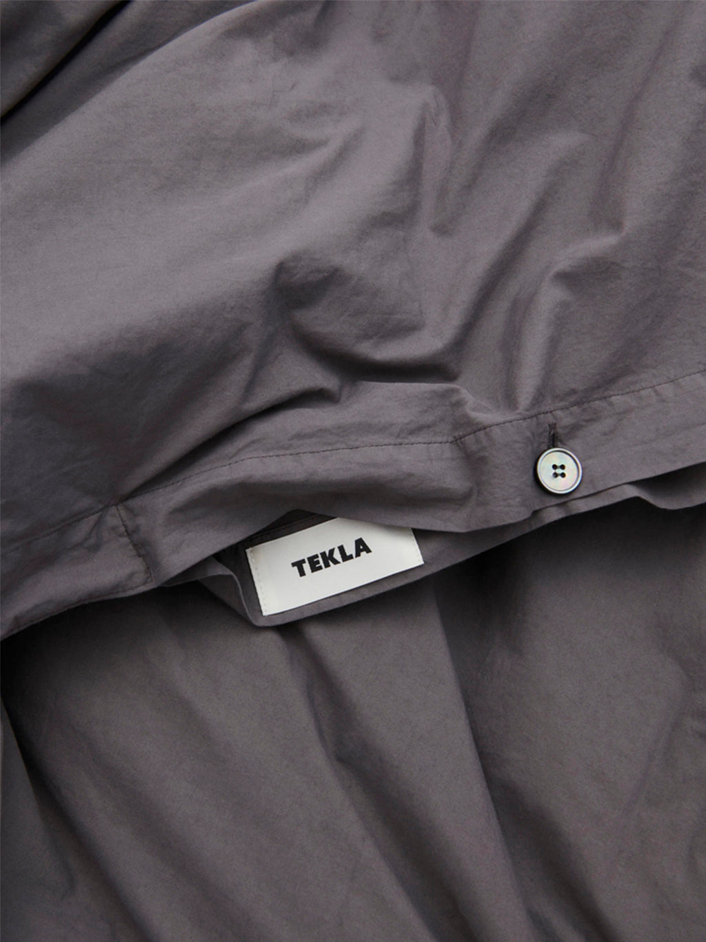 Organic Cotton Percale Bedding | Dark Taupe