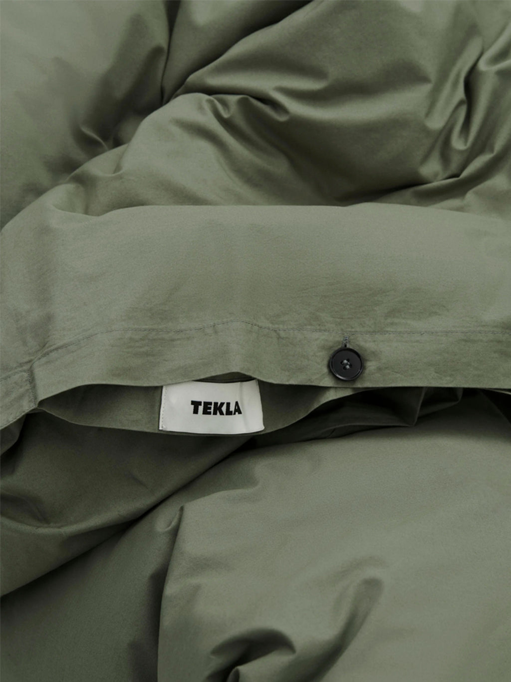 Organic Cotton Percale Bedding | Olive Green