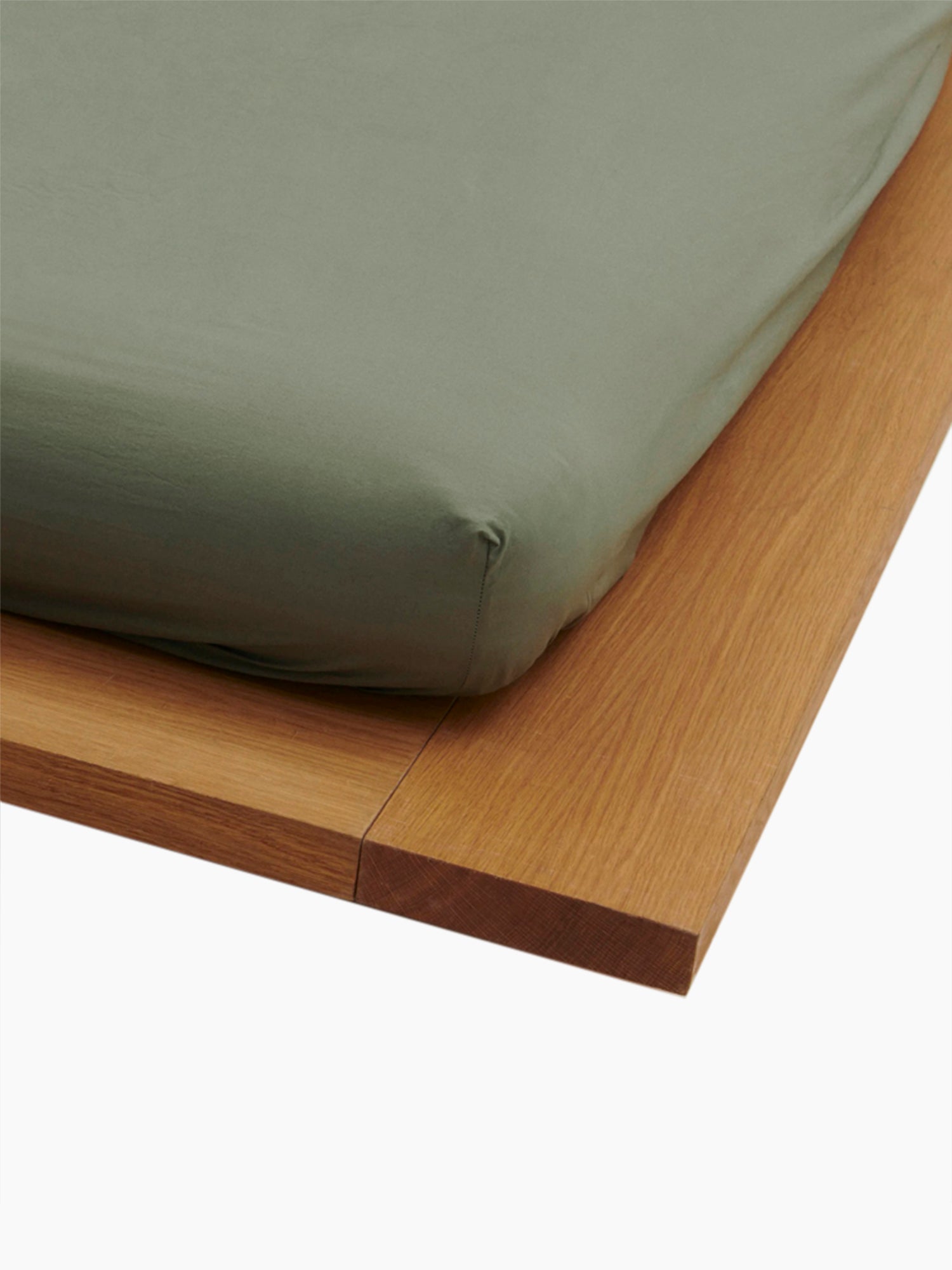 Organic Cotton Percale Bedding | Olive Green