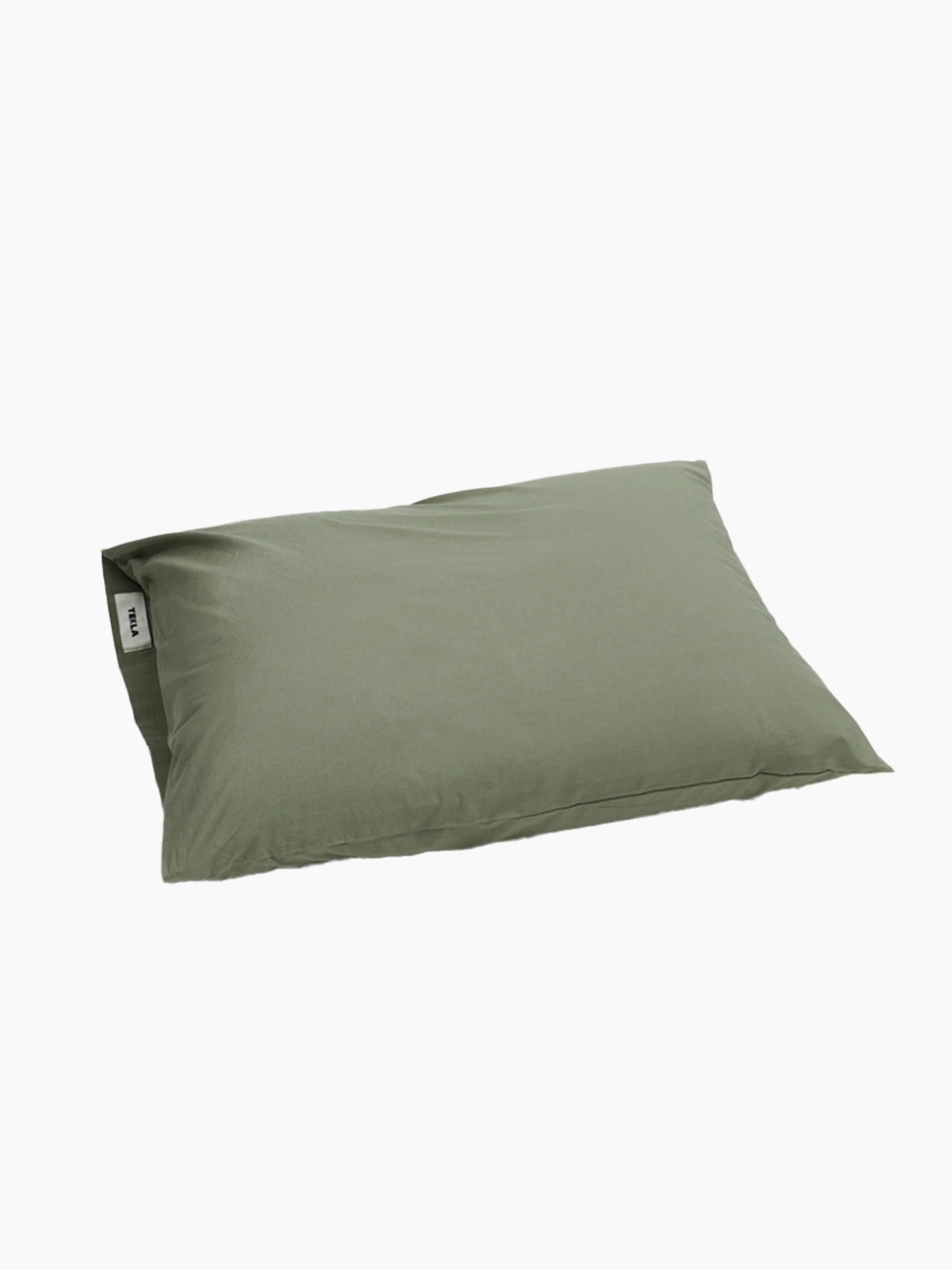 Organic Cotton Percale Bedding | Olive Green