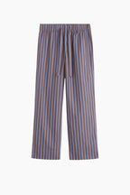 Organic Poplin Striped Sleepwear Pant