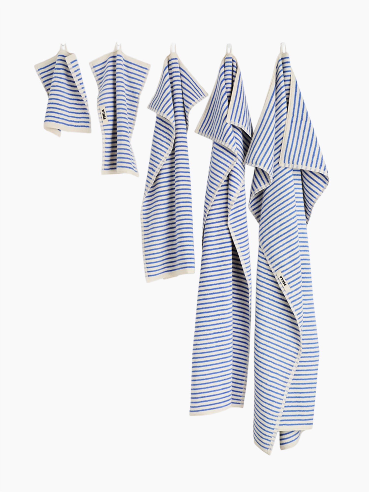 Organic Cotton Striped Towels & Bath Mat | Coastal