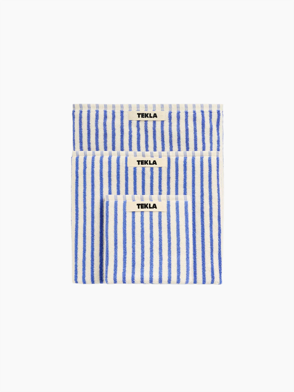 Organic Cotton Striped Towels & Bath Mat | Coastal