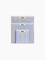 Organic Cotton Striped Towels & Bath Mat | Coastal