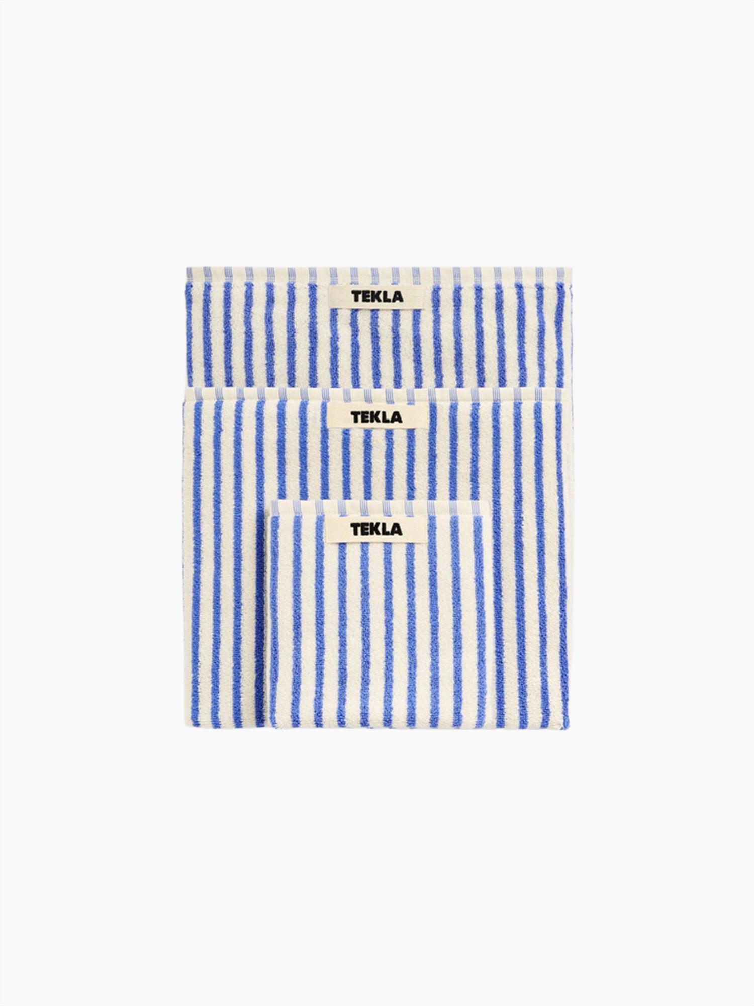 Organic Cotton Striped Towels & Bath Mat | Coastal