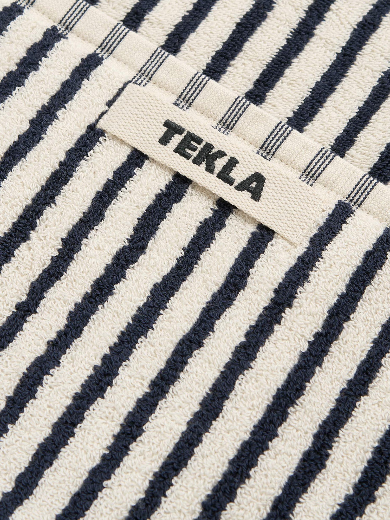 Organic Cotton Striped Towels & Bath Mat | Sailor