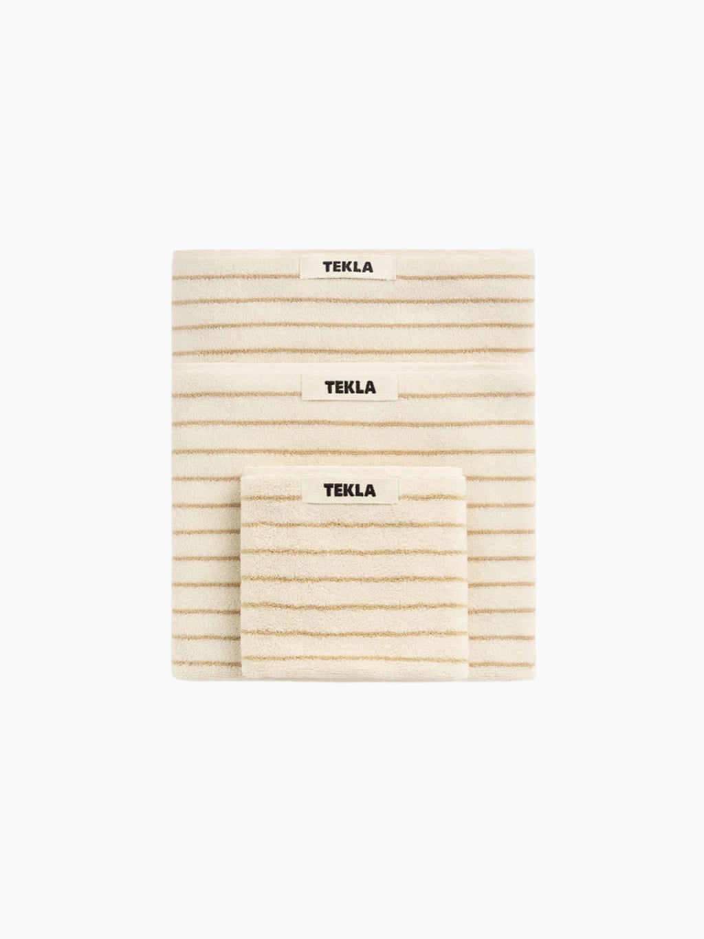Organic Cotton Striped Towels & Bath Mat | Sienna